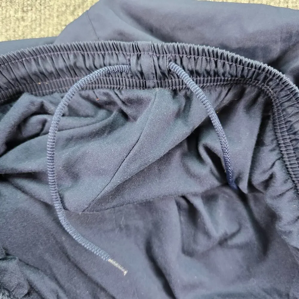 Vintage Nike Track Pants Mens Large Navy Lined Windbreaker Y2K 2000s Baggy